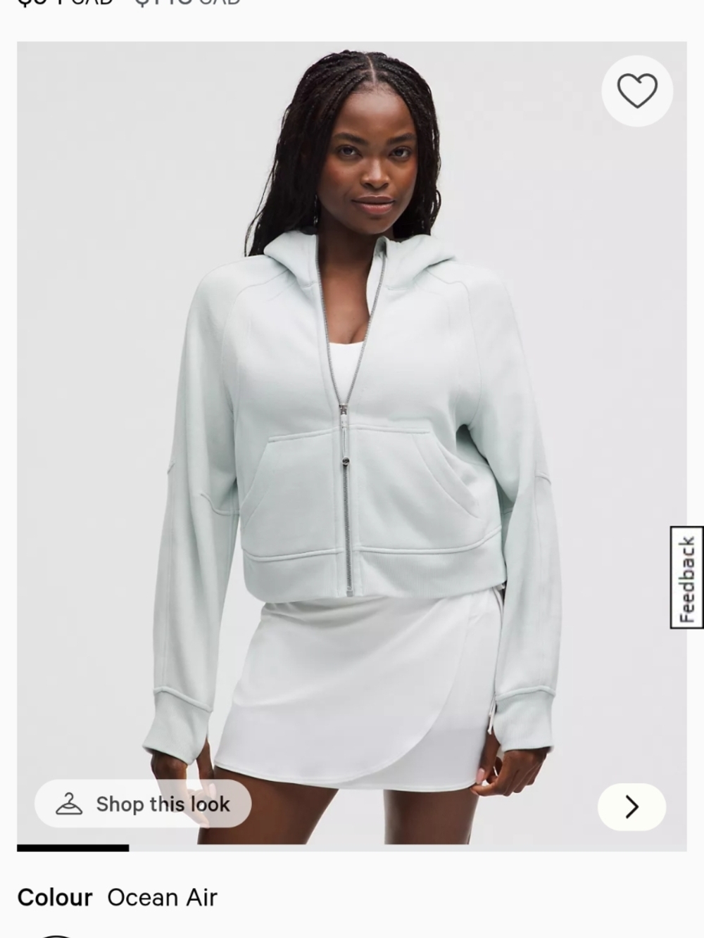 Scuba Oversized Full-Zip Hoodie